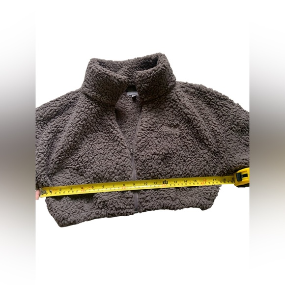SKIMS Teddy Zip-Up Cropped Jacket | Size XS - Picture 13 of 14